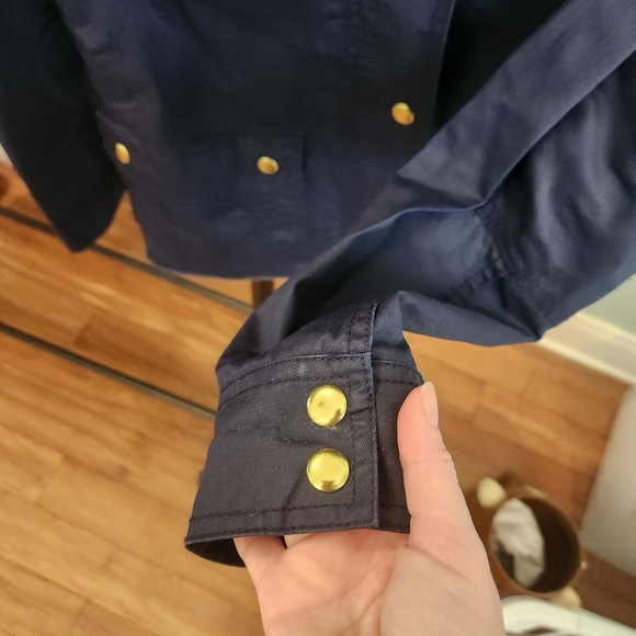 J. Crew Women's Downtown Field Jacket in Navy, Size M - Picture 7 of 9